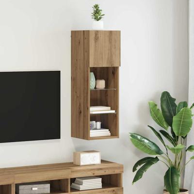 Wandgemonteerde TV Kast Artisan Eiken 30,5 x 30 x 90 cm