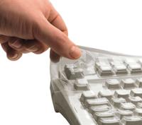 CHERRY WetEx®, flexibele toetsenbordbeschermfolie, betrouwbare bescherming tegen vuil van vloeistoffen, stof en vreemde voorwerpen, voor CHERRY Keyboard JK-0800 / JK-1700 / JD-0800 / JD-0700 - thumbnail