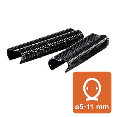 Hekwerkringen Zwart Gecoat VR22 in Blister 215st, 5-11mm