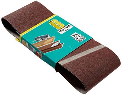 Wolfcraft Textiel schuurband | Korund | K120 | 100 x 610mm | 3 stuks - 1863000