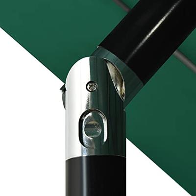 Parasol 3-laags met aluminium paal 3,5 m groen Parasol 3-laags met aluminium paal 3,5 m groen