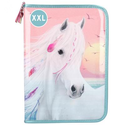 Miss Melody etui Summer Sun 28 cm polyester turquoise 46 delig