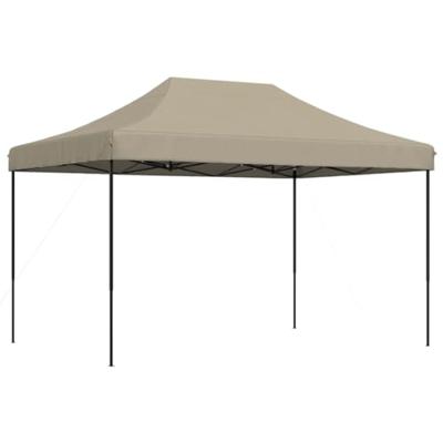 Partytent inklapbaar pop-up 410x279x315 cm taupe - thumbnail