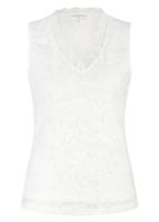 Tramontana Lace V-neck Singlet Q08-19-401 Tops En Singlets 001100-offwhite - thumbnail