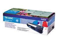 Brother toner, 1.500 pagina's, OEM TN-320C, cyaan - thumbnail