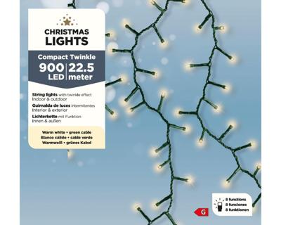 Lumineo Kerstverlichting compact 900led warmwit Lumineo Kerstverlichting compact 900led warmwit