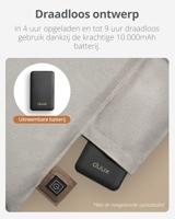 Duux Mellow Chair Pad (40 x 40) Elektrische deken Grijs - thumbnail