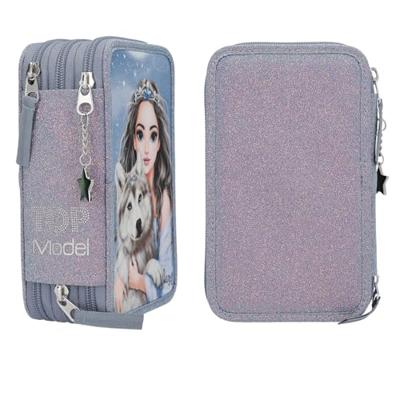TOPModel Wolf 3-vaks etui