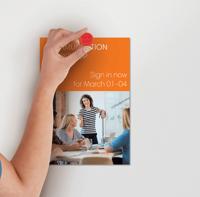 Magneet Nobo 32mm rood 10 stuks - thumbnail