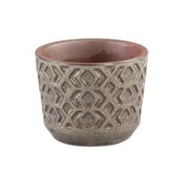 PTMD bloempot pella xs bruin 7,5 cm | 24 stuks - thumbnail