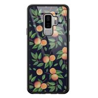 Samsung Galaxy S9 Plus glazen hardcase - Orange lemonade - thumbnail