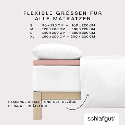 Schlafgut Schlafgut Pure Jersey Topper Hoeslaken M - 120x200 - 130x220 154 Purple Mid - thumbnail