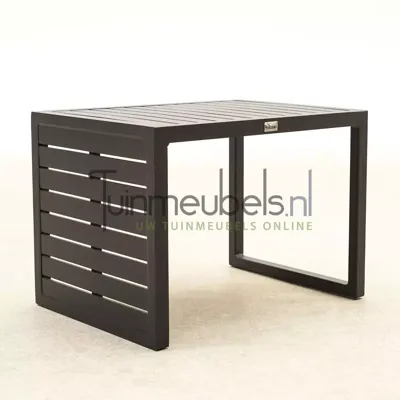 Bijzettafel Buiten Lou Grijs Aluminium Tafel Tuin Vita