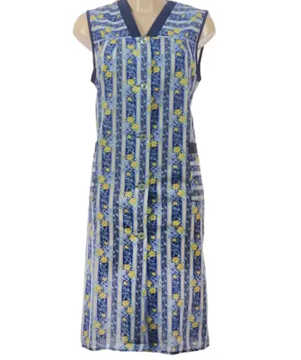 Ma Flodder jasschort blauw/geel bloemetje - 3