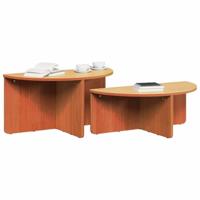 Salontafel 2 pcs Wasbruin 79 x 39.5 x 40 cm Massief grenenhout - thumbnail