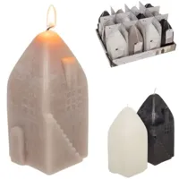 Out Of The Blue kaars huis 5,5 x 13 cm 3 assorti | 24 stuks - thumbnail