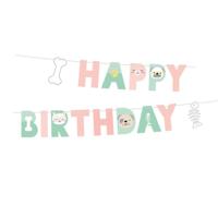 Amscan Slinger happy birthday hond/kat 180 cm | 20 stuks - thumbnail