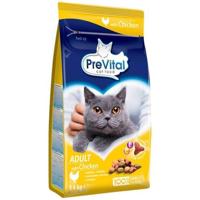PREVITAL Kattenvoer Volwassen met Kip - Droogvoer voor Katten - 1,4 kg - thumbnail