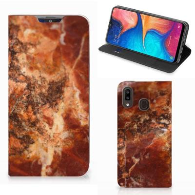 Samsung Galaxy A30 | Standcase | Marmer Bruin