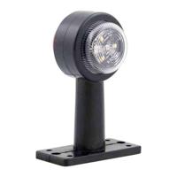 Trailergear breedtelamp/pendellamp recht 12-24v led - thumbnail