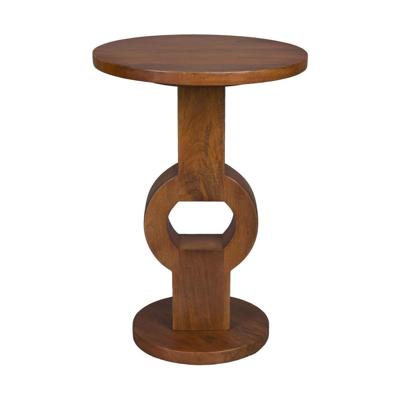 Dutchbone Ronde Bijzettafel 'Tondo' Mangohout, 36cm