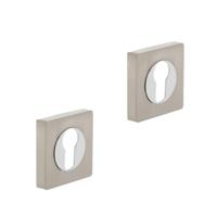 Intersteel Cilinderrozet rond chroom/nikkel mat - thumbnail