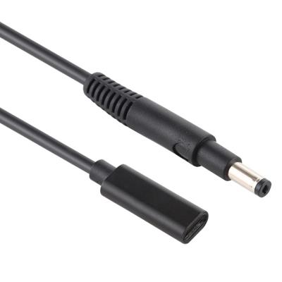USB-C/type-C naar 4 8 x 1.7 mm voedings adapter oplader kabel