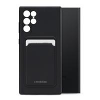 Mobilize Rubber Gelly Card Case Samsung Galaxy S23 Ultra 5G Matt Black - thumbnail