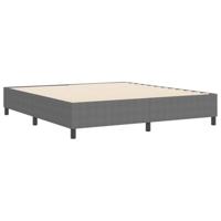 Boxspring bed Lichtgrijs 180 x 200 cm Katoenen stof - thumbnail