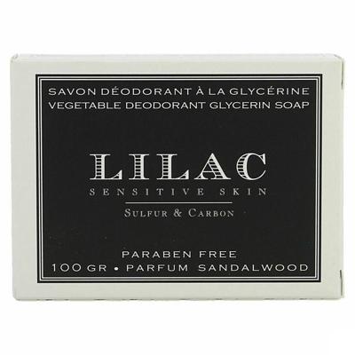 Liliac Deodorantzeep Glycerine Zwavel & Actieve Kool 100g