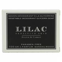Liliac Deodorantzeep Glycerine Zwavel & Actieve Kool 100g - thumbnail