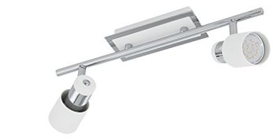 Eglo LedspotDavida 2-lichts metaalgrijs met wit - 92085