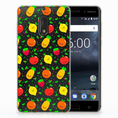 Nokia 6 Siliconen Case Fruits Nokia 6 Siliconen Case Fruits
