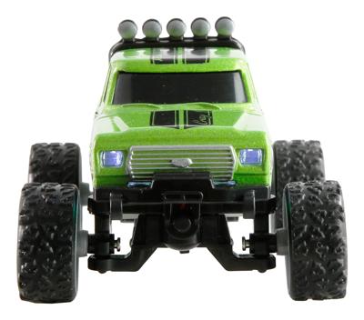 Amewi Die Cast Groen Brushed 1:64 RC auto Elektro Monstertruck Achterwielaandrijving RTR 2,4 GHz