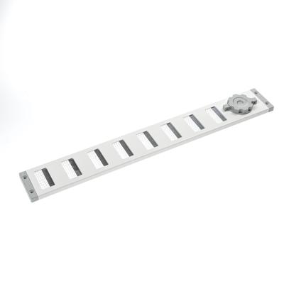 Aluminium Afsluitbaar Schuifrooster Opbouw 500 X 65mm - Wit