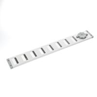 Aluminium Afsluitbaar Schuifrooster Opbouw 500 X 65mm - Wit - thumbnail