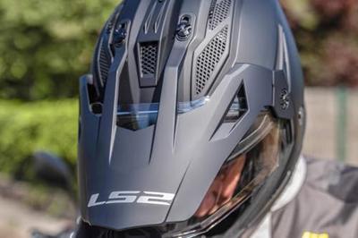 LS2 enduro-helm "mx702 pioneer ii solid" helmet mx702 pion. ii solid xl matt black - thumbnail