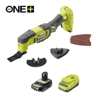 Ryobi RMT18-1C20GP 18v Accu-multitool | One Plus | (incl. 1x 2,0 Ah accu & lader) - 5133006920 - thumbnail