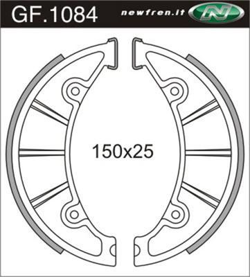 Newfren remsegmentset gf1084 150mm voor grote naaf