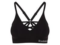 Reebok Dames sport-bh (Zwart, L) - thumbnail