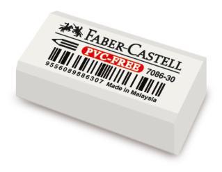 Faber Castell Gum 7086-30 plastic