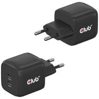 club3D CAC-1909EU Laptop netvoeding 45 W 2x USB-C USB PD Zwart Binnen - thumbnail