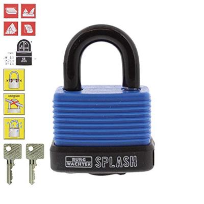 Burg Wächter Splash 470 45 Blue SB Hangslot Blauw-zwart Sleutelslot