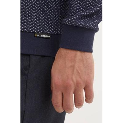 Sweater crewneck relief double fabr night