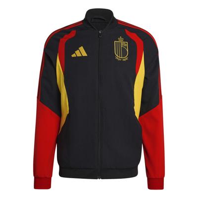 adidas België Presentatie Trainingsjack 2026-2028 Zwart Geel Rood adidas België Presentatie Trainingsjack 2026-2028 Zwart Geel Rood