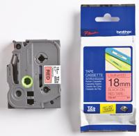 Brother TZE-441 labelprinter-tape Zwart op rood - thumbnail