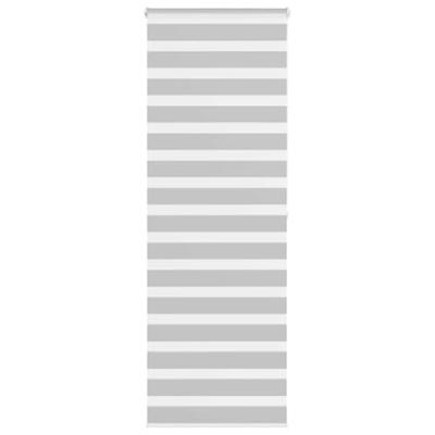 VidaXL Zebra rolgordijn 80x200 cm stofbreedte 75,9 cm lichtgrijs VidaXL Zebra rolgordijn 80x200 cm stofbreedte 75,9 cm lichtgrijs