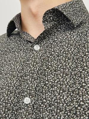 J&j Premium Jprblablackpool Stretch Ls Shirt Sn 12260625 Overhemd Peat Slim Fit