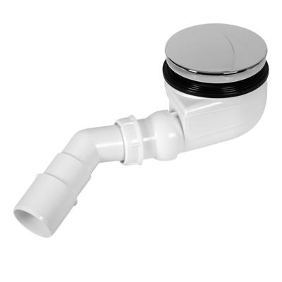 Wiesbaden Turboflow douchebaksifon voor afvoergat 90mm chroom