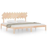 Bedframe massief hout 200x200 cm - thumbnail
